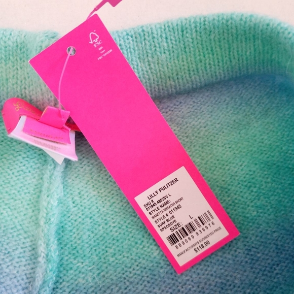 Lilly Pulizer Wanette spacedye sweater shorts - Picture 10 of 10